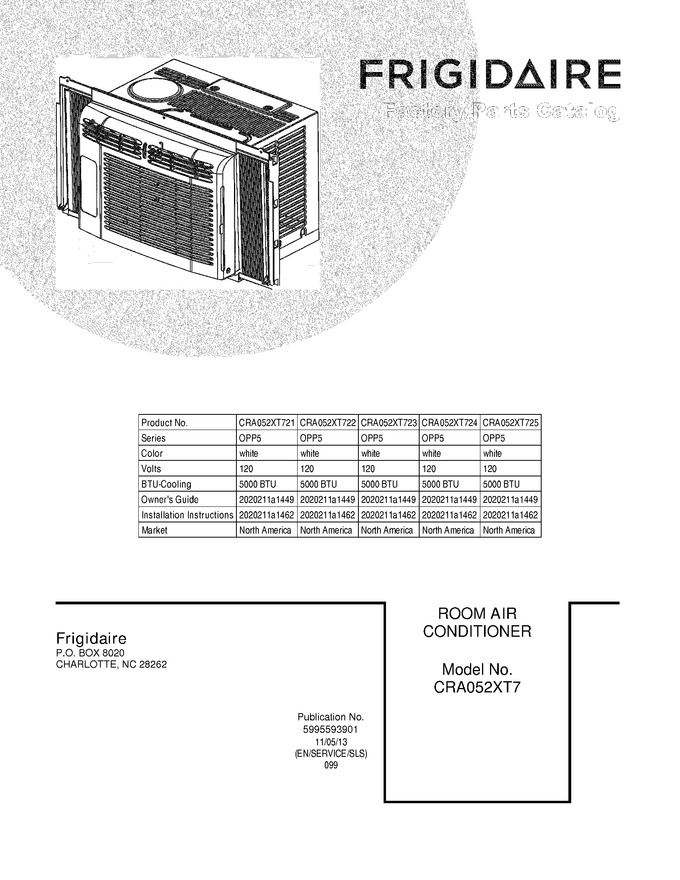 Diagram for CRA052XT721