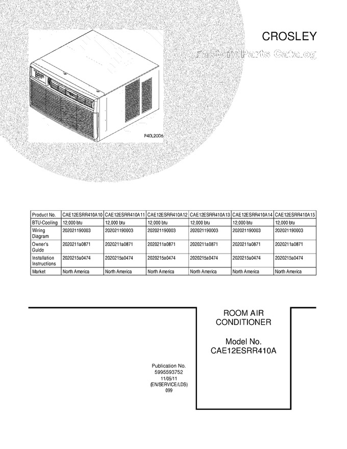 Diagram for CAE12ESRR410A13