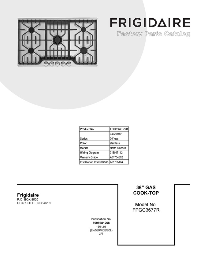 Diagram for FPGC3677RSB