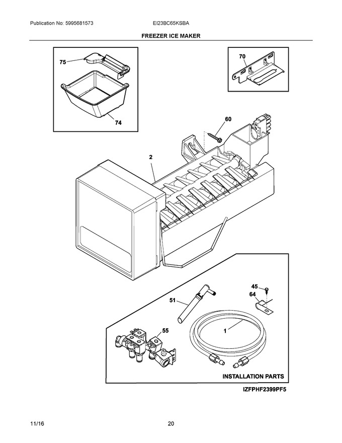 Diagram for EI23BC65KSBA