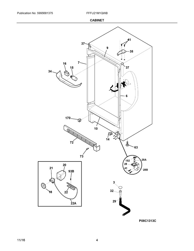 Diagram for FFFU21M1QWB