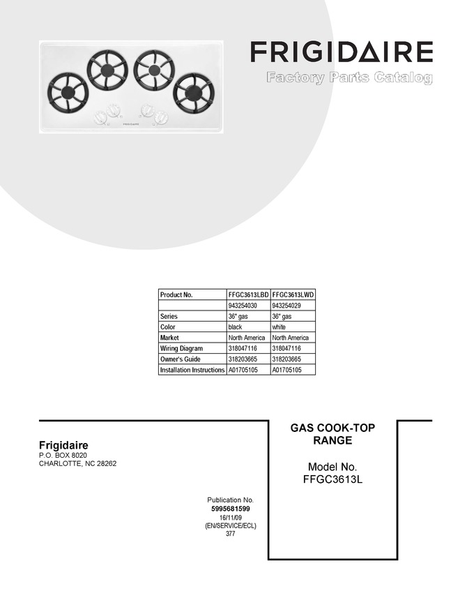 Diagram for FFGC3613LBD