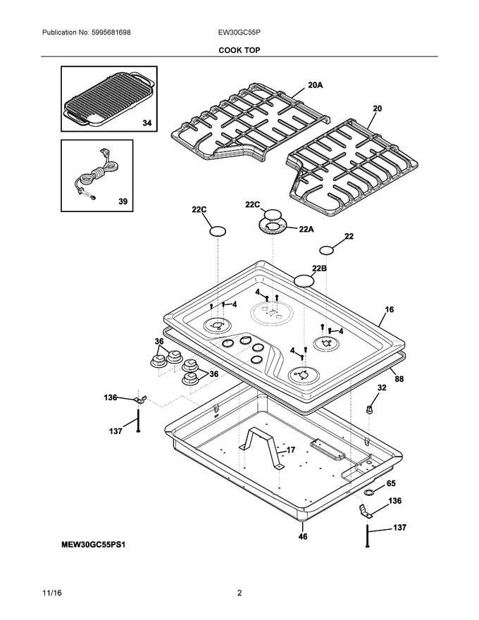 Diagram for EW30GC55PB1