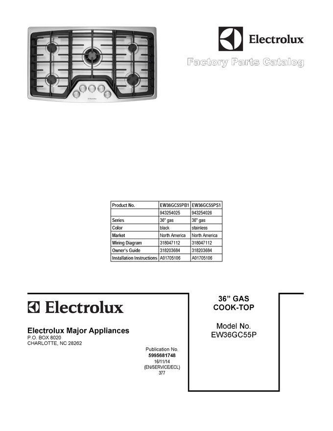 Diagram for EW36GC55PB1