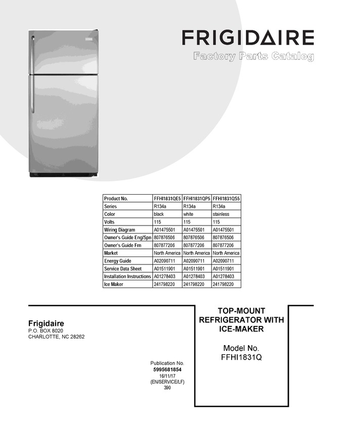 Diagram for FFHI1831QS5