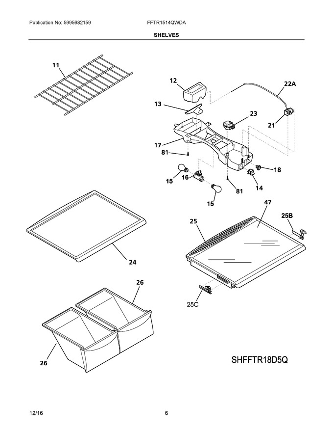 Diagram for FFTR1514QWDA
