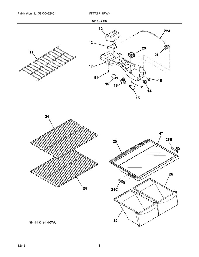 Diagram for FFTR1514RW3