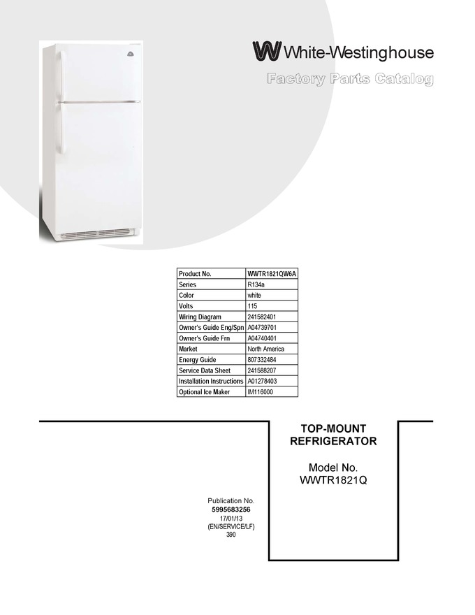 Diagram for WWTR1821QW6A