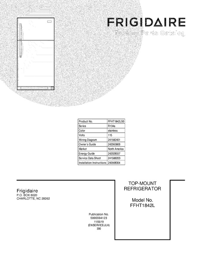 Diagram for FFHT1842LS0