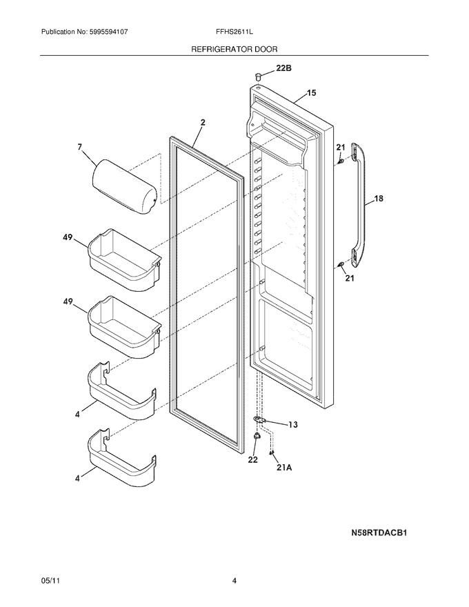 Diagram for FFHS2611LQ0