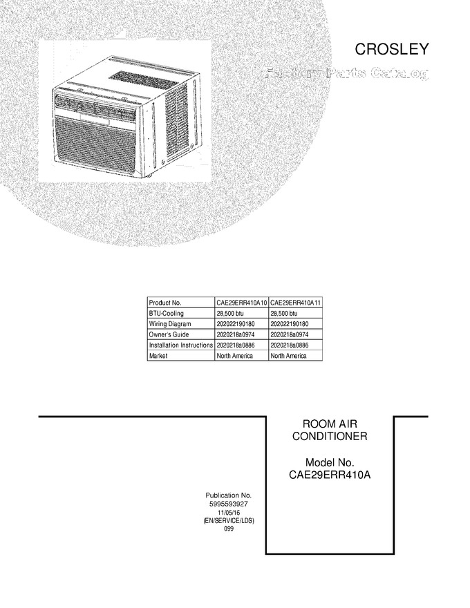 Diagram for CAE29ERR410A10