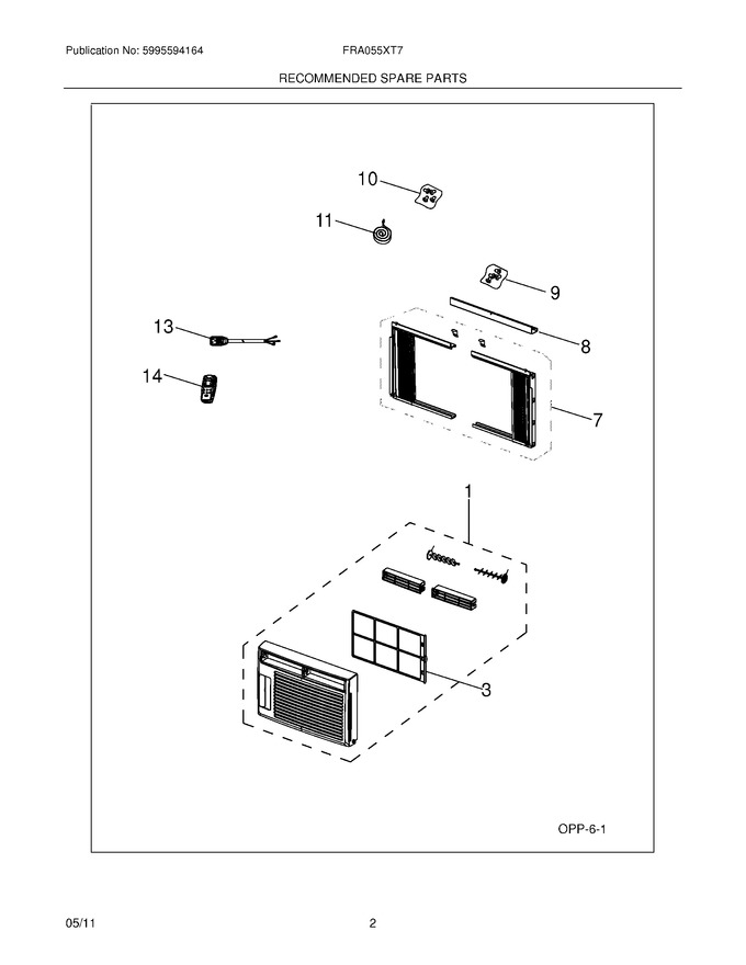Diagram for FRA055XT713