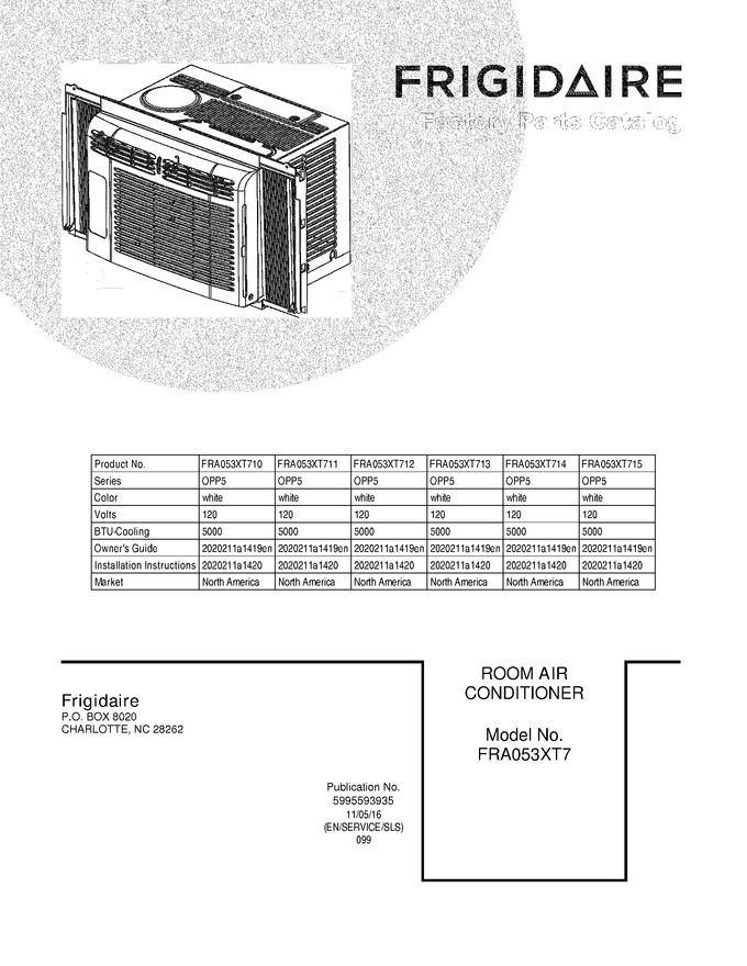 Diagram for FRA053XT713