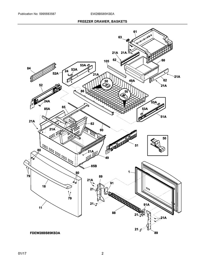 Diagram for EW28BS85KSEA