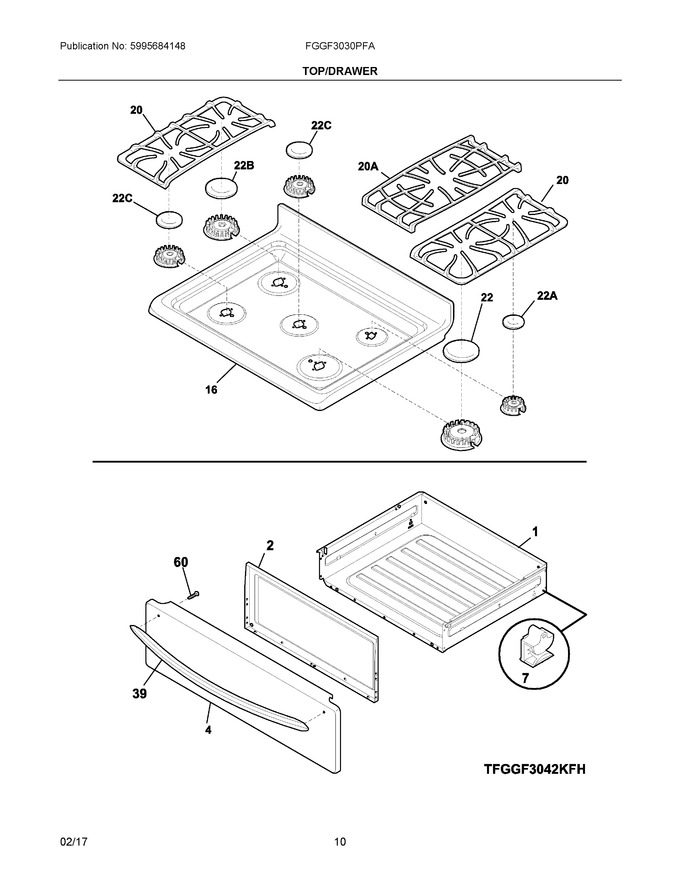 Diagram for FGGF3030PFA