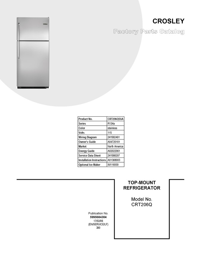 Diagram for CRT206QS5A