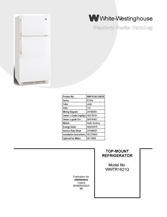 Diagram for WWTR1821QW7B