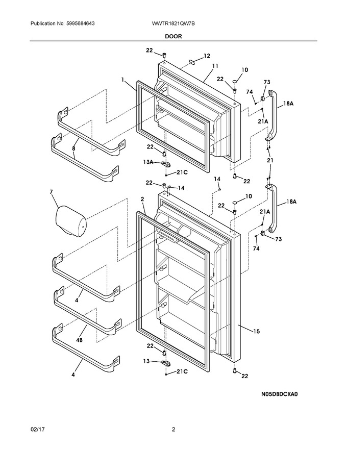 Diagram for WWTR1821QW7B