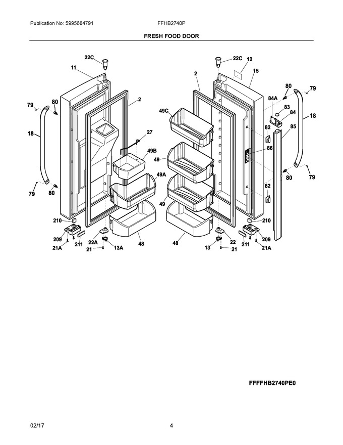Diagram for FFHB2740PPCA