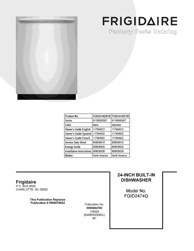 Diagram for FGID2474QB7B