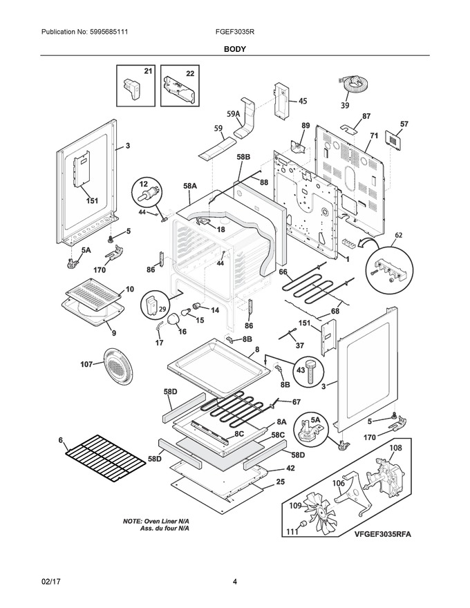 Diagram for FGEF3035RBB