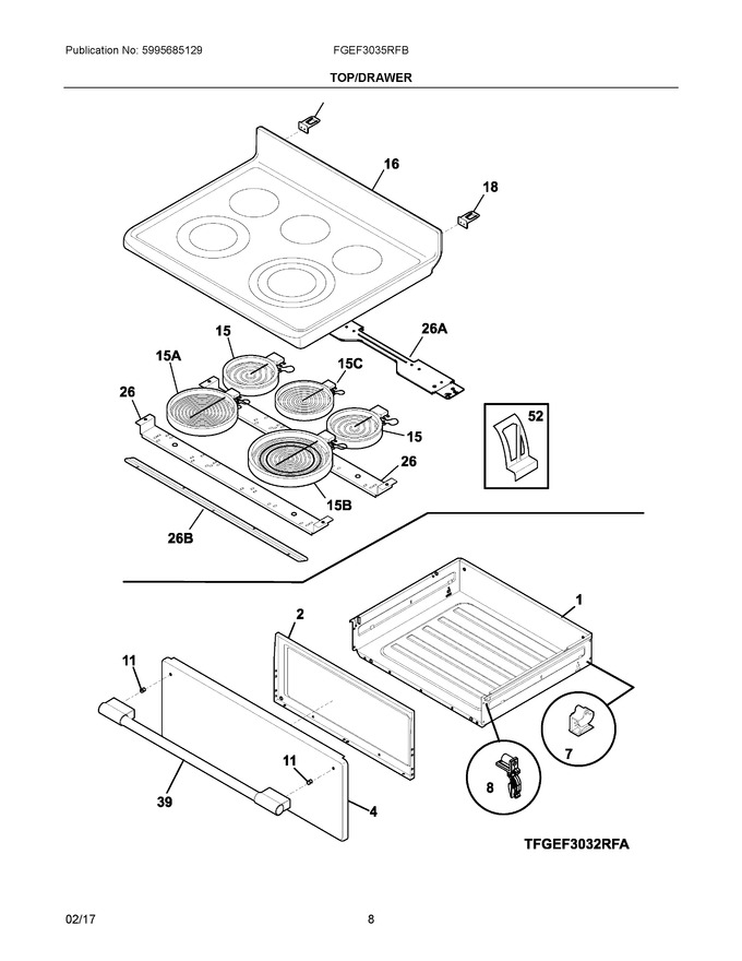 Diagram for FGEF3035RFB