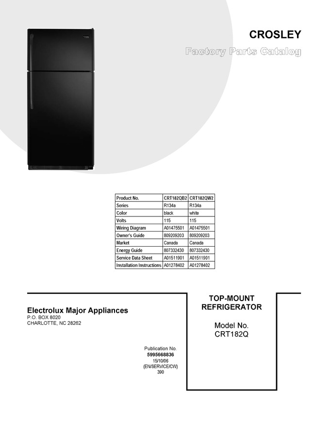 Diagram for CRT182QW2