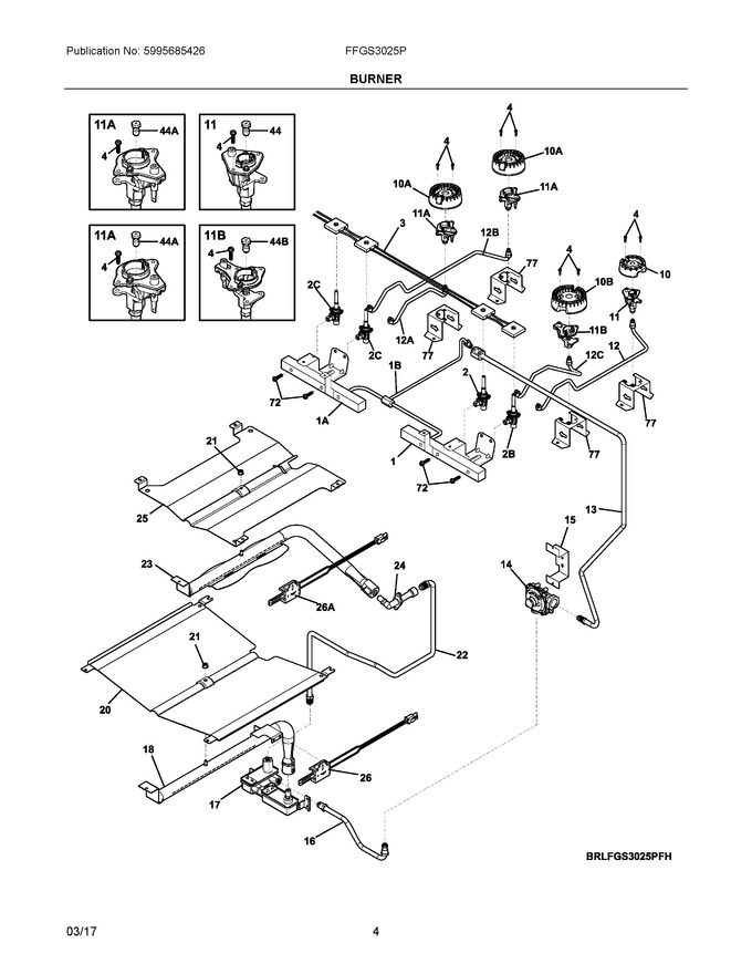 Diagram for FFGS3025PWJ