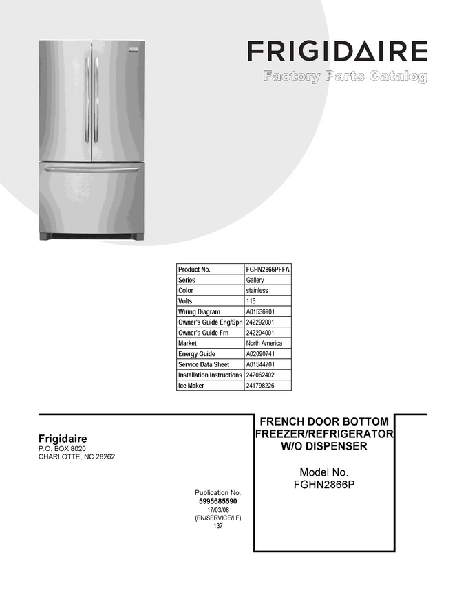 Diagram for FGHN2866PFFA