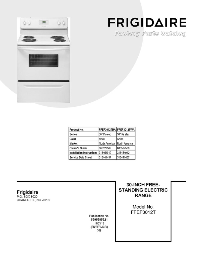 Diagram for FFEF3012TWA