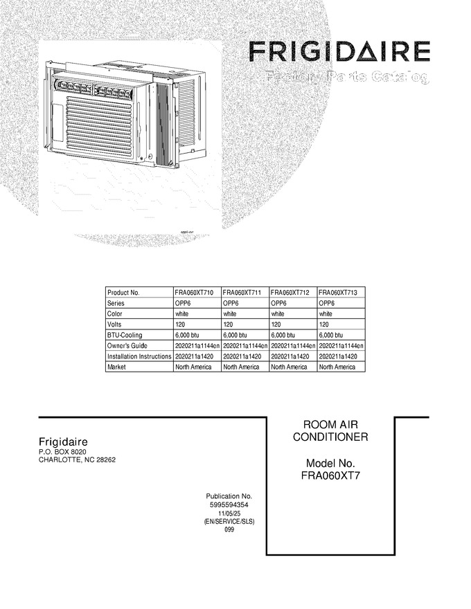 Diagram for FRA060XT711