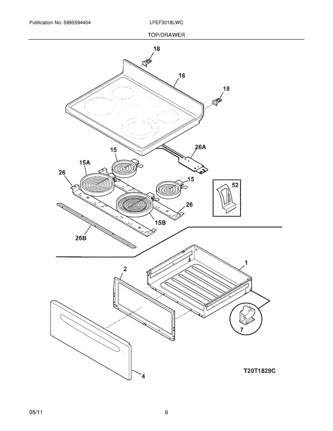 Diagram for LFEF3018LWC