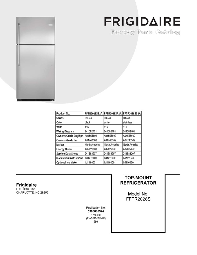 Diagram for FFTR2028SS2A