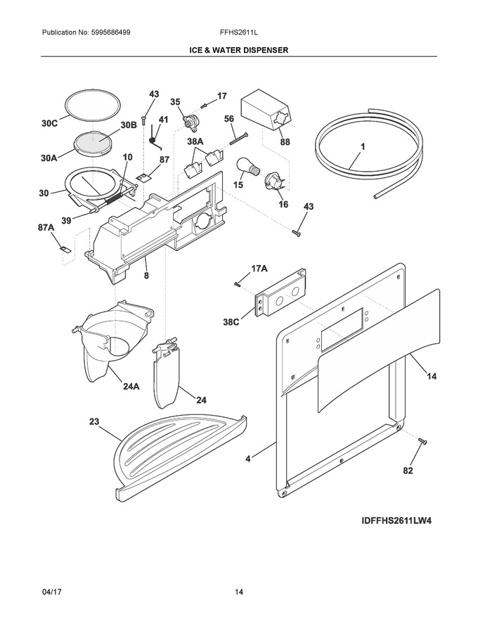 Diagram for FFHS2611LWKA