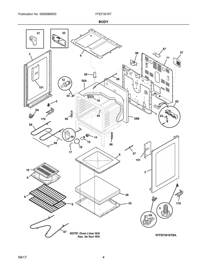 Diagram for FFEF3016TBA