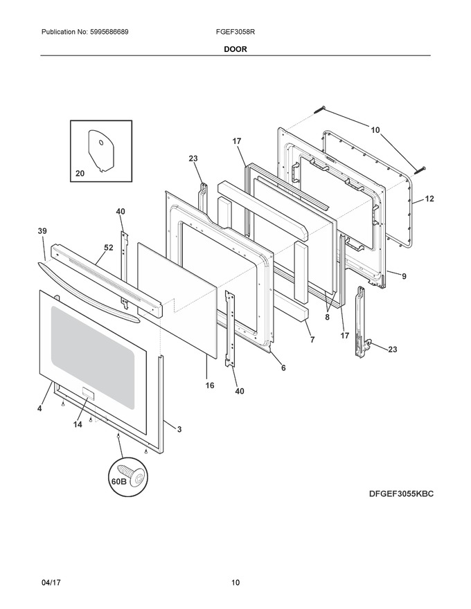 Diagram for FGEF3058RWB