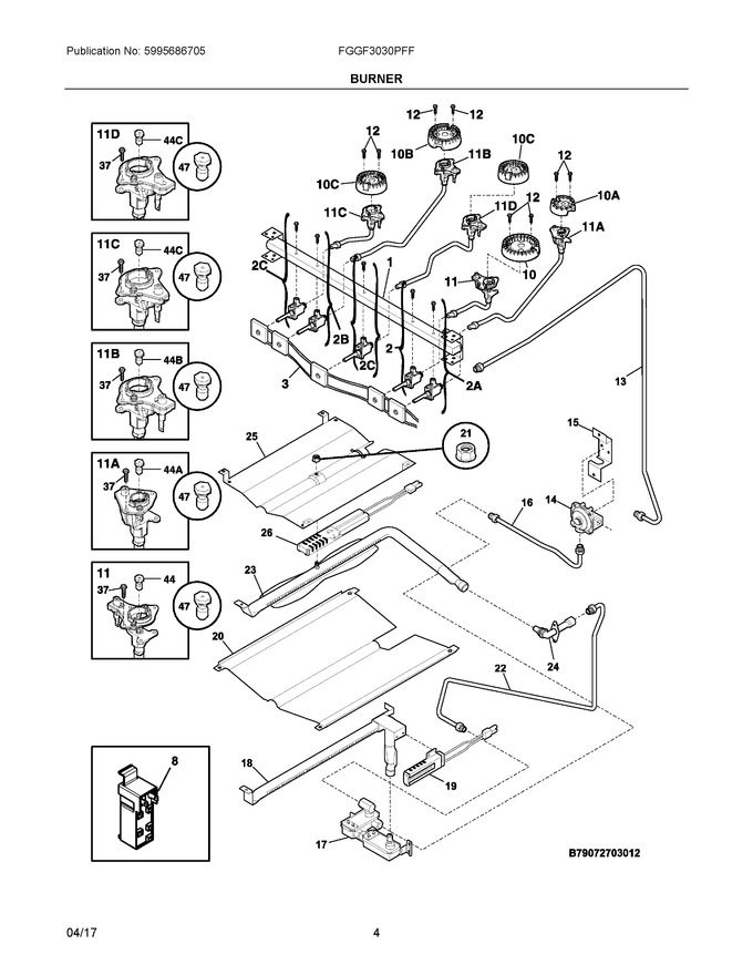 Diagram for FGGF3030PFF