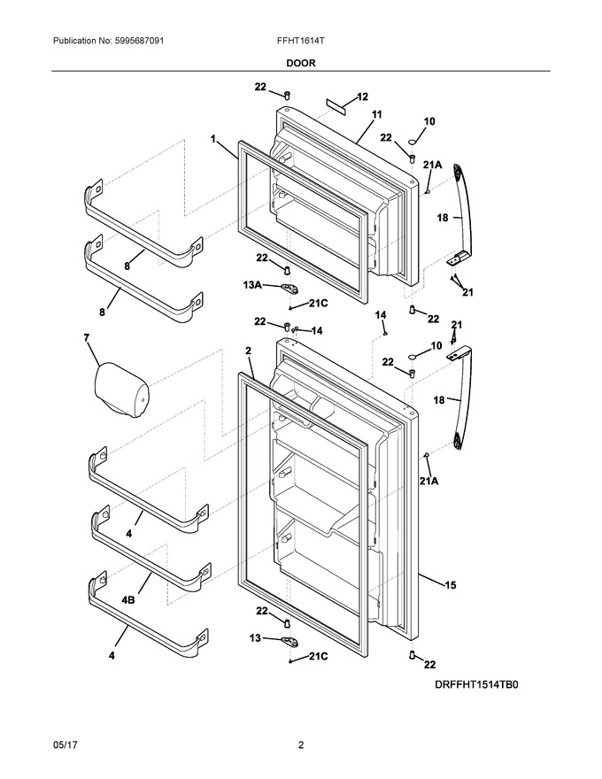 Diagram for FFHT1614TW0