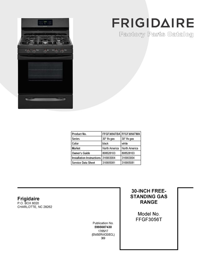 Diagram for FFGF3056TBA