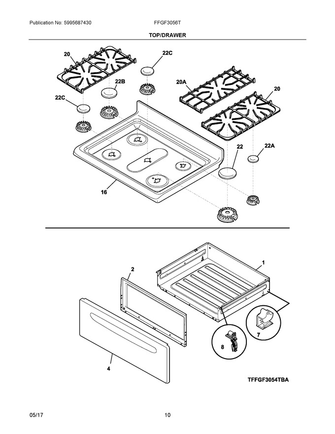 Diagram for FFGF3056TBA