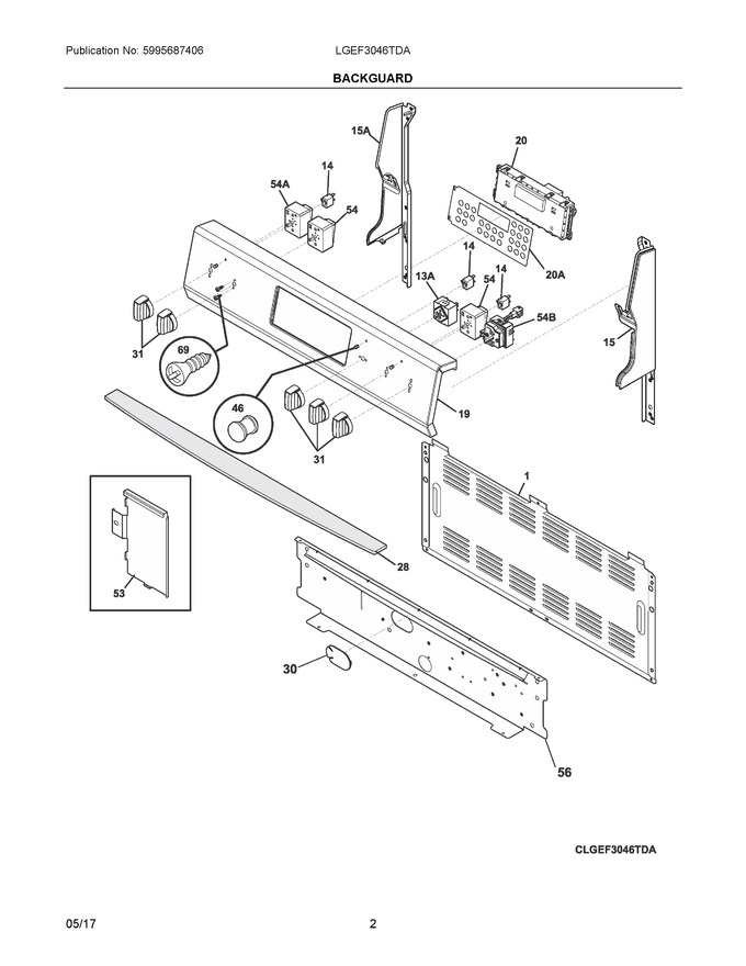 Diagram for LGEF3046TDA