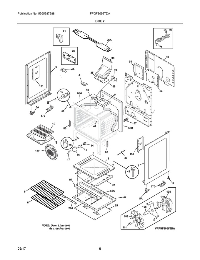 Diagram for FFGF3056TDA