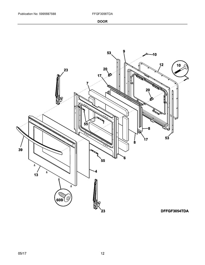 Diagram for FFGF3056TDA