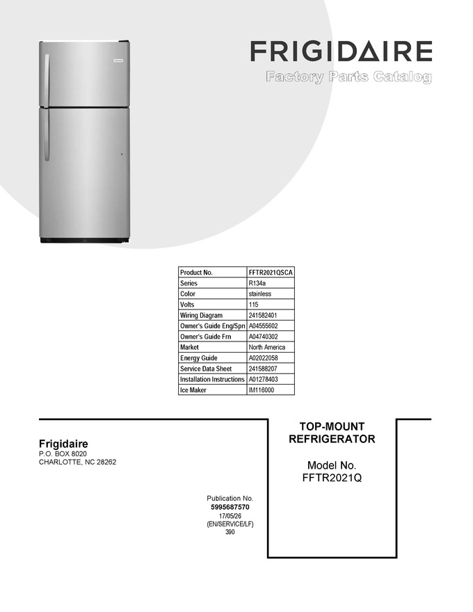 Diagram for FFTR2021QSCA