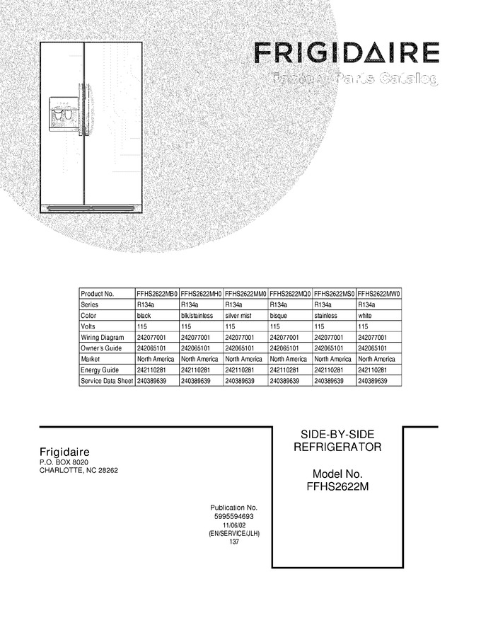 Diagram for FFHS2622MB0