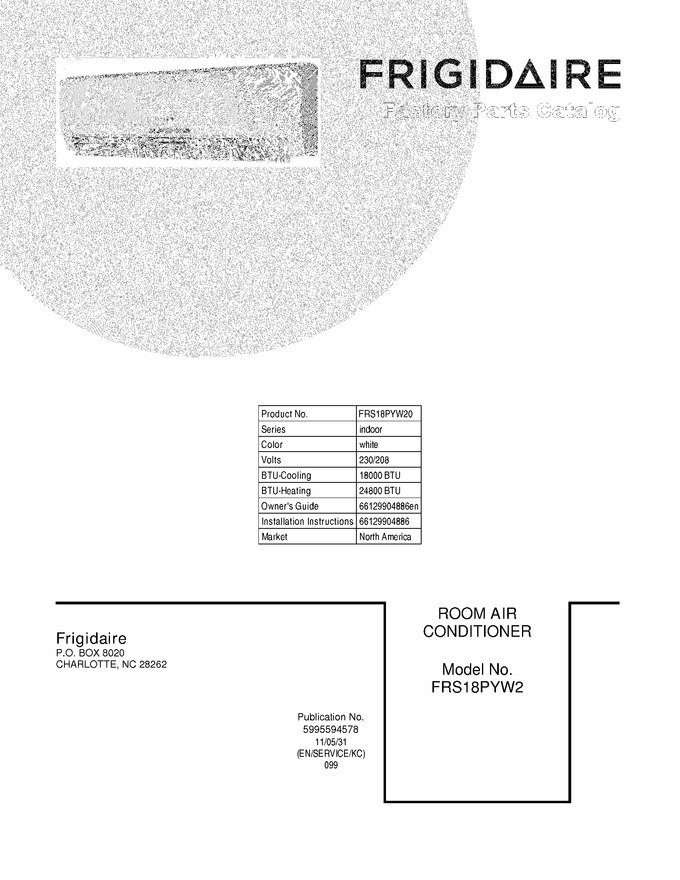 Diagram for FRS18PYW20