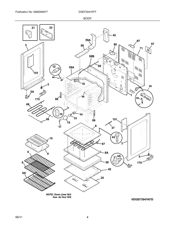 Diagram for DGEF3041KFF