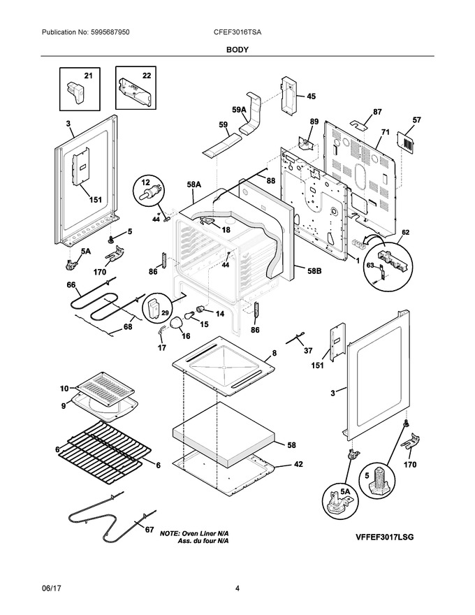 Diagram for CFEF3016TSA