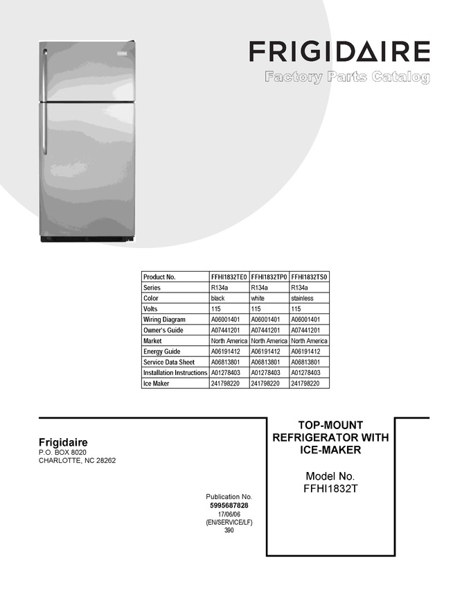 Diagram for FFHI1832TE0