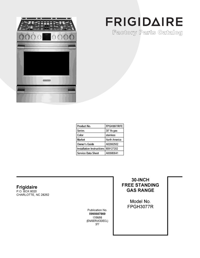 Diagram for FPGH3077RFE